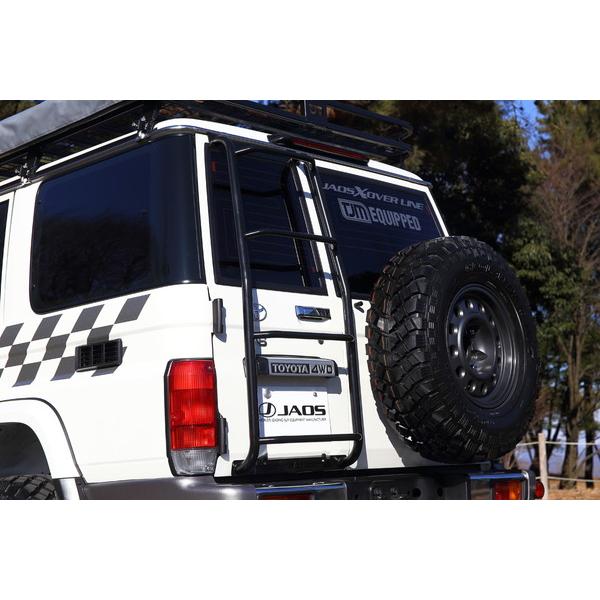 JAOS ジャオス リヤラダーII ブラック ランドクルーザー GDJ76W