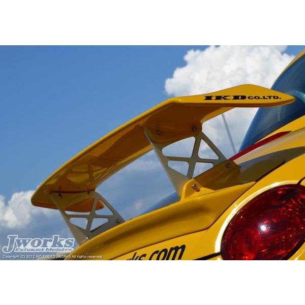 ELJD★ ウイング リア ウイング スポイラー シルバー ホンダ Dio ZX AF35 AF34