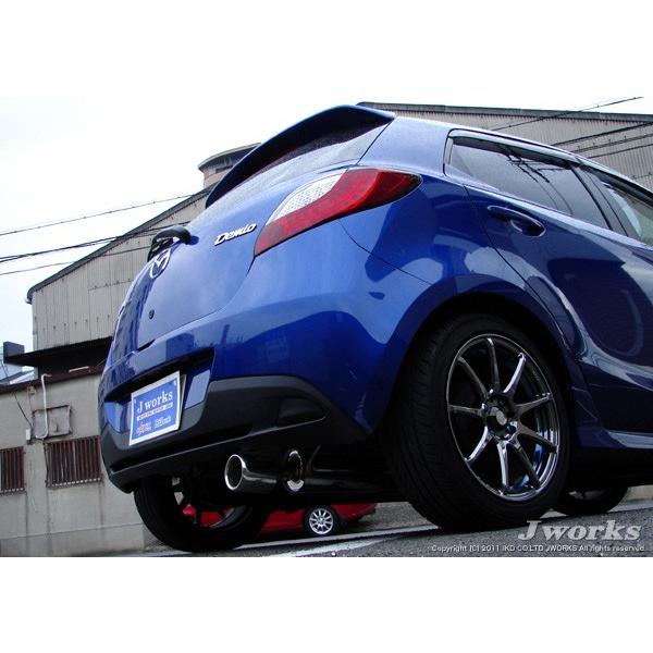 Jworks EGOIST Shinyマフラー 【デミオ [DE5FS] 】 送料：北海道は4000