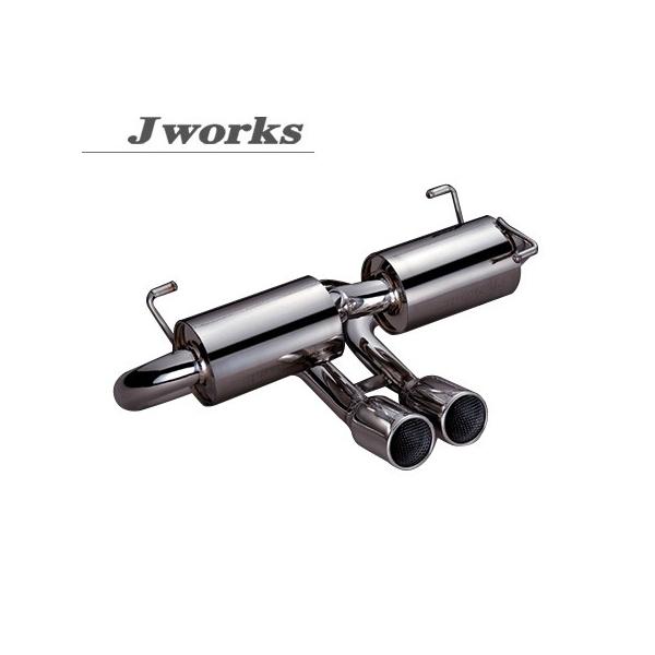 Jworks 風神 TYPE SEA51 マフラー 【カプチーノ [EA11R] H03.10〜H07.05 F6A】 送料：北海道は4000円税別、沖縄離島は着払い発送
