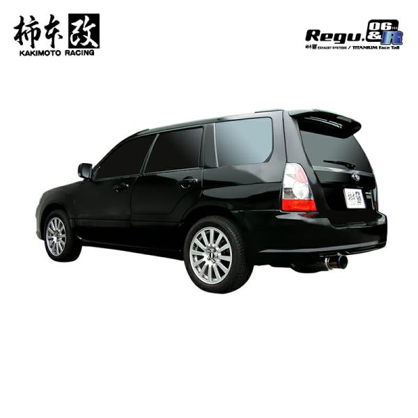 柿本改 マフラー Regu.06 & R フォレスター TA-SG5 2.0_ターボ EJ20 
