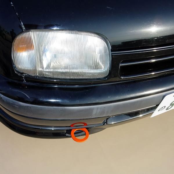 カワイ製作所 牽引フック フロント Type固定式 マーチ K11 1000cc 1300cc M C後バンパー加工必要 Kawai Hook 0023 オートクラフト 通販 Yahoo ショッピング