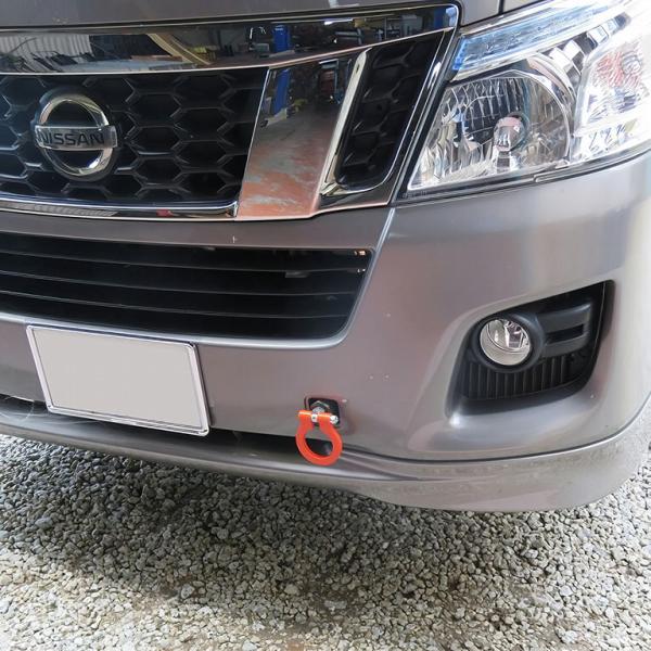 自作フックバー5本セット(日産キャラバンNV350用) カワイ製作所 牽引フック フロント type可倒式 NV350キャラバン E26