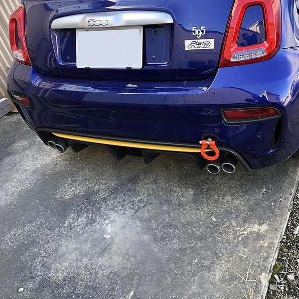 カワイ製作所 牽引フック リヤ type可倒式 アバルト 595 3121# 2015