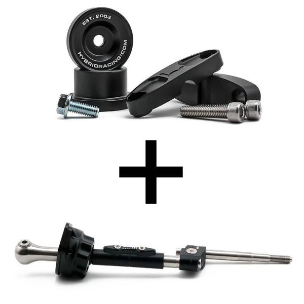 Hybrid Racing ハイブリッドレーシング ショートシフター&リンケージブッシュセット ブラック シビック EK9