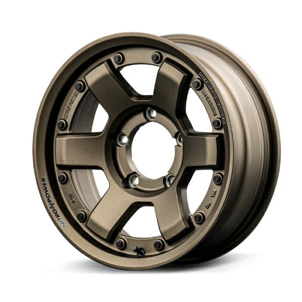 MID NITRO POWER M6 CARBINE アルミホイール1本 16x6.0J 5H PCD139.7