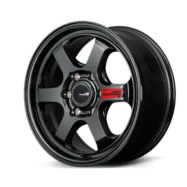 MID Racing R06 アルミホイール4本セット 17x6.5J 6H PCD139.7 +38