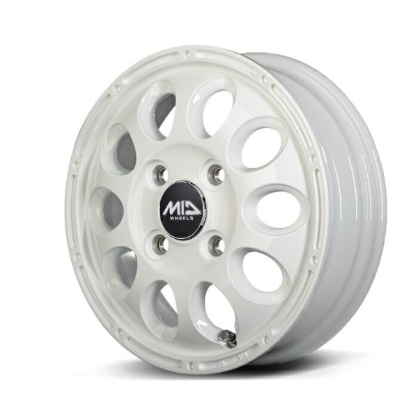 MID WHEELS GAIA-X アルミホイール4本セット 12x3.5B 4H PCD100 +45
