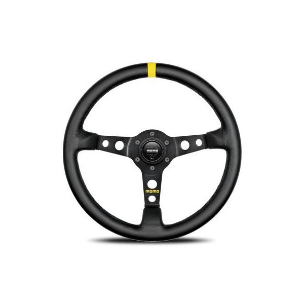 MOMO（モモ） ステアリング MOD.07 ブラックレザー 350mm : オート