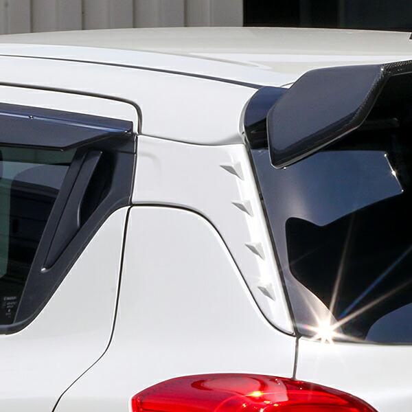 モンスタースポーツ Monster Sport Cピラーガーニッシュ ホワイト