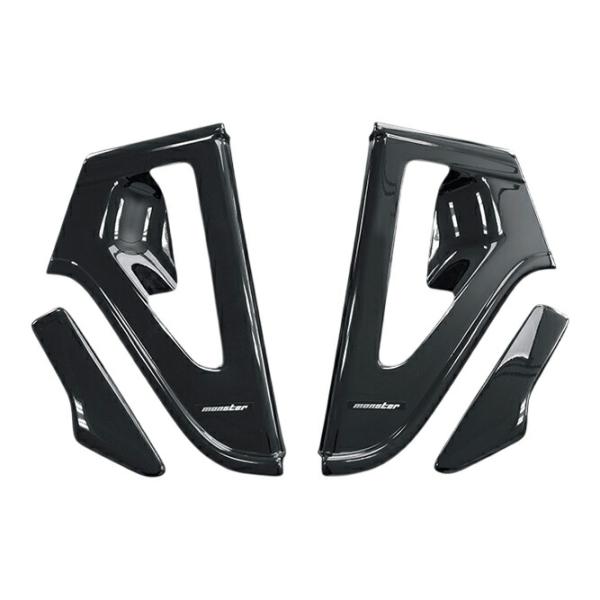 モンスタースポーツ リヤドアノブガーニッシュ ABS製 ブラック塗装済み