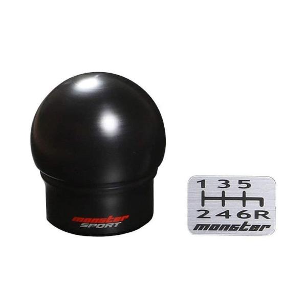 他サイト： Monster Sport モンスタースポーツ シフトノブ Cタイプ ブラック スイフトスポーツ ZC33S 17.09〜(1〜4型) 6MTの商品画像