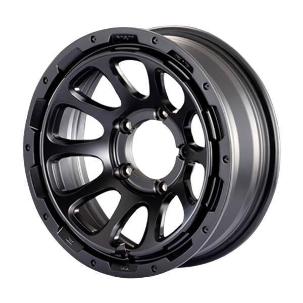 も*こ様 MotorFarm D10 16インチ アルミホイール４本 Motor Farm（モーターファーム） ホイール FARM D10 マットブラック 16
