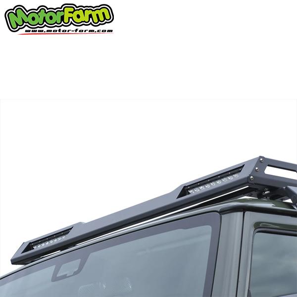 Motor Farm（モーターファーム） ルーフキャリア アルミ製 ライト付き