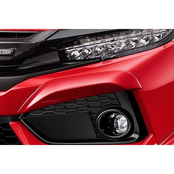無限 MUGEN フロントバンパーガーニッシュ フレームレッド