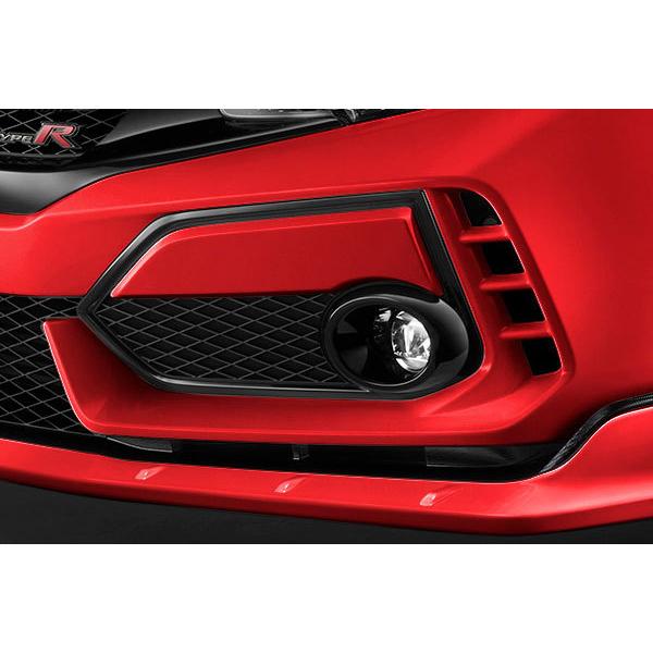 HONDAシビックフロントバンパーガーニッシュ　純正MUGEN無限 無限 MUGEN フロントバンパーガーニッシュ フレームレッド