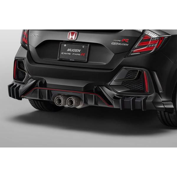 無限（MUGEN） リアアンダースポイラー クリスタルブラック・パール