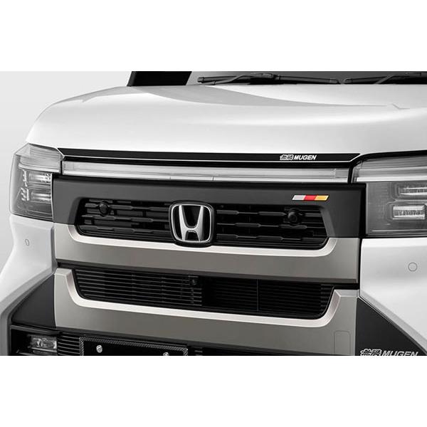 無限（MUGEN） フロントグリルガーニッシュ ツヤ消し黒 N-BOXカスタム