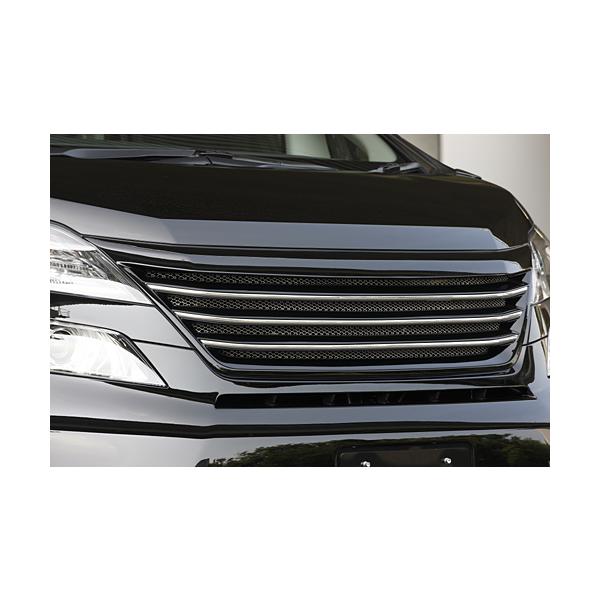 M'z SPEED フロントグリル ブラック(202) FRP ヴェルファイア 20系 H20