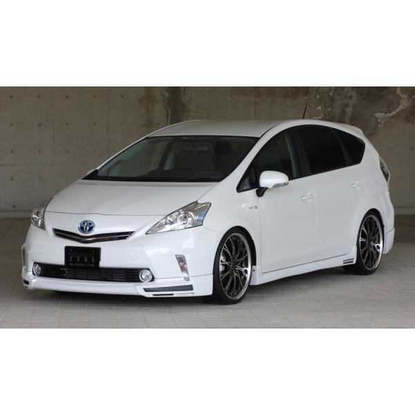 M'z SPEED 4点キット(マフラー4本出し用) ブラック (202) FRP プリウス