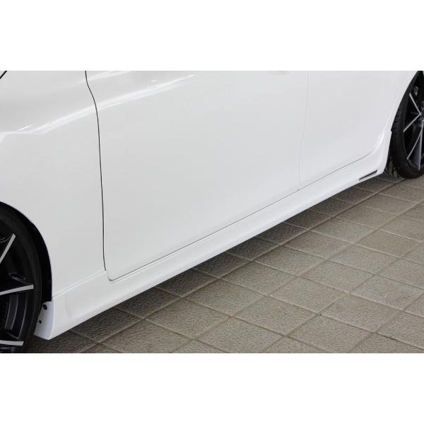 M'z SPEED サイドステップ ホワイト (062) FRP マークX 130系 H24.8