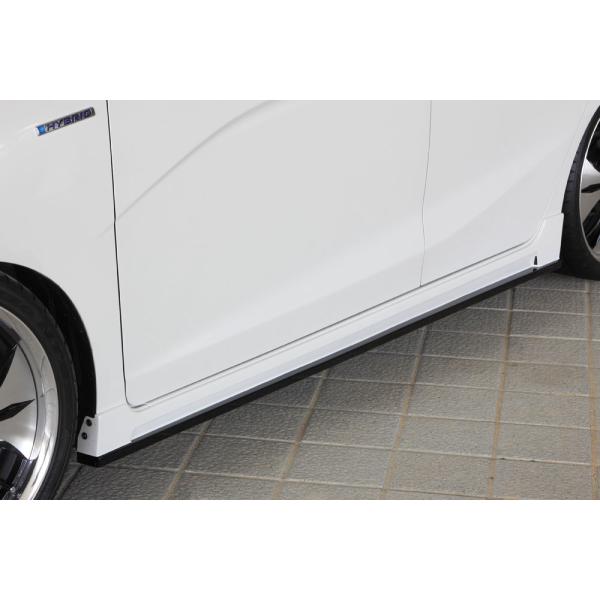 M'z SPEED サイドステップ 未塗装 FRP フィット GK3 GK5 H25.9〜H29.5