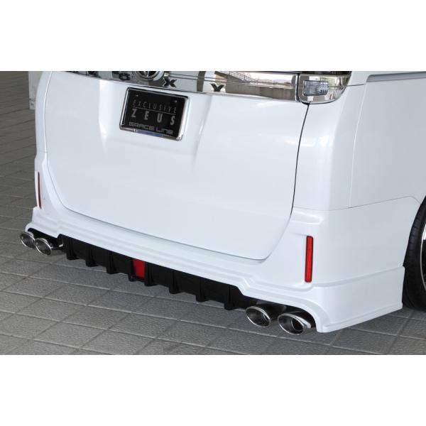 リアアンダースポイラー Crixus M'z SPEED リアアンダースポイラー ブラック(202) FRP ヴォクシー 80系