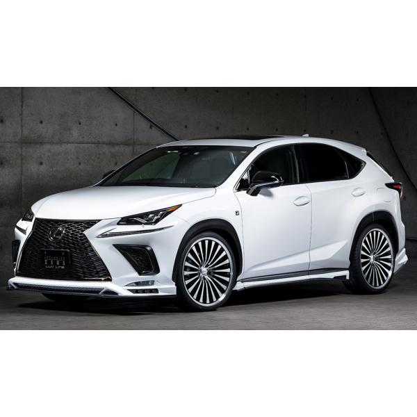 M'z SPEED フロントハーフスポイラー ホワイトノーヴァガラスフレーク