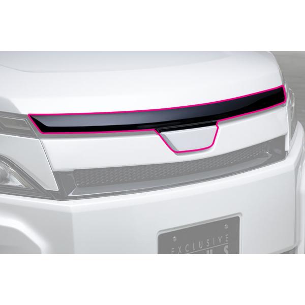 M'z SPEED フードトップモール ブラック (202) FRP ヴォクシー ZRR80G