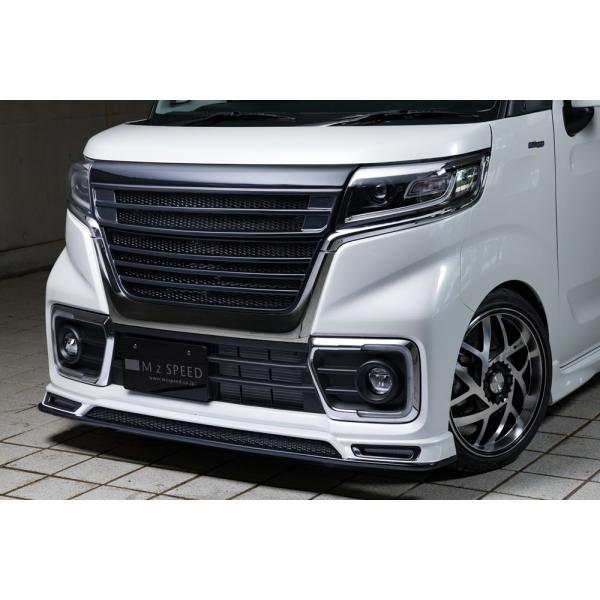 M'z SPEED フロントハーフスポイラー 未塗装 FRP スペーシア