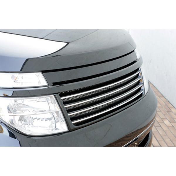 M'z SPEED フロントグリル 未塗装品 エルグランド E51 NE51 02/5〜04/7