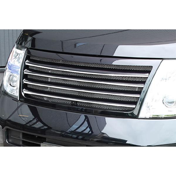 M'z SPEED フロントグリル 未塗装品 エルグランド E51 ME51 MNE51 NE51