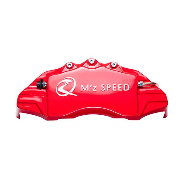 M'z SPEED ブレーキキャリパーカバー！40アルファード！ M'z SPEED キャリパーカバー レッド フロント アルファード