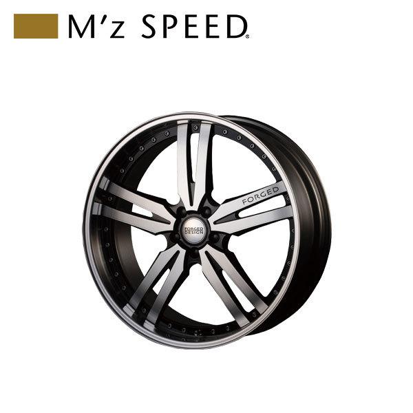 M'z SPEED FORGED DESIGN 768 20×8.5J PCD114.3 5H +46 ブラック