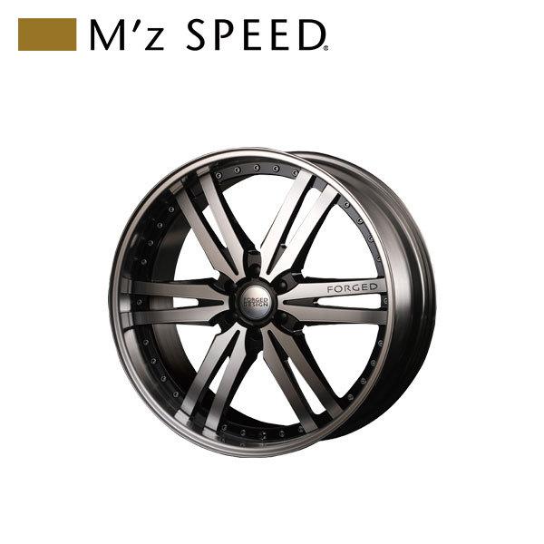 M'z SPEED FORGED DESIGN 859 22×8.5J PCD139.7 6H +37 ブラック