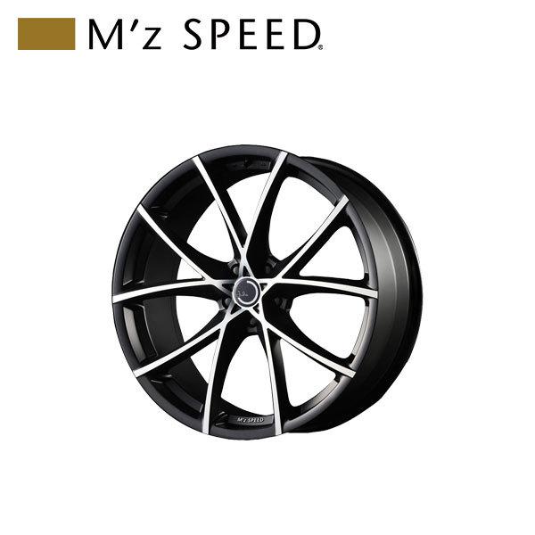 M'z SPEED JJ LAUNCHER 20×11.0J PCD100 5H +48 ブラッシュド 20