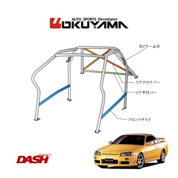 オクヤマ7点スチールロールバー auto-craft_okuyama-ro-er34-11