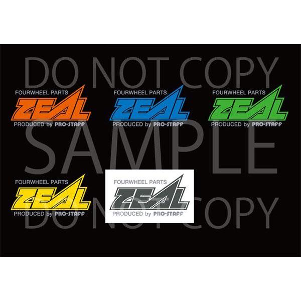 プロスタッフ ZEAL ZEALロゴステッカー カラーバージョン