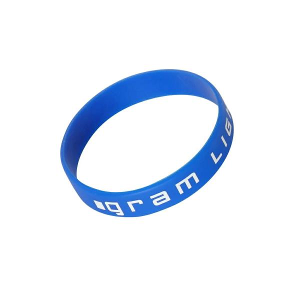 RAYS オフィシャルグッズ (レイズギア) ラバーリストバンド ブルー (RAYS/gramLIGHTS) RAYS gramLIGHTS RUBBER WRIST BAND BLUE(Blue)