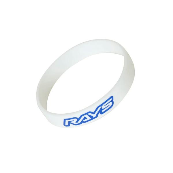 RAYS オフィシャルグッズ (レイズギア) ラバーリストバンド ホワイト (RAYSロゴ) RAYS RUBBER WRIST BAND WHITE(White)
