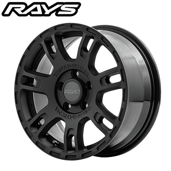 RAYS レイズ TEAM DAYTONA チームデイトナ D207 Matte Black (BZZ) 16