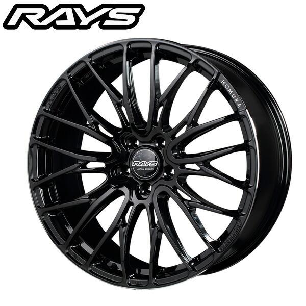 RAYS レイズ ホムラ HOMURA 2X10BD Black/Rim Edge DMC (B9J) 20×9.0J
