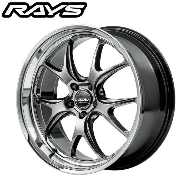 RAYS レイズ ホムラ HOMURA 2X5RA Grace Silver/Rim DMC (QAJ) 19×8.5J