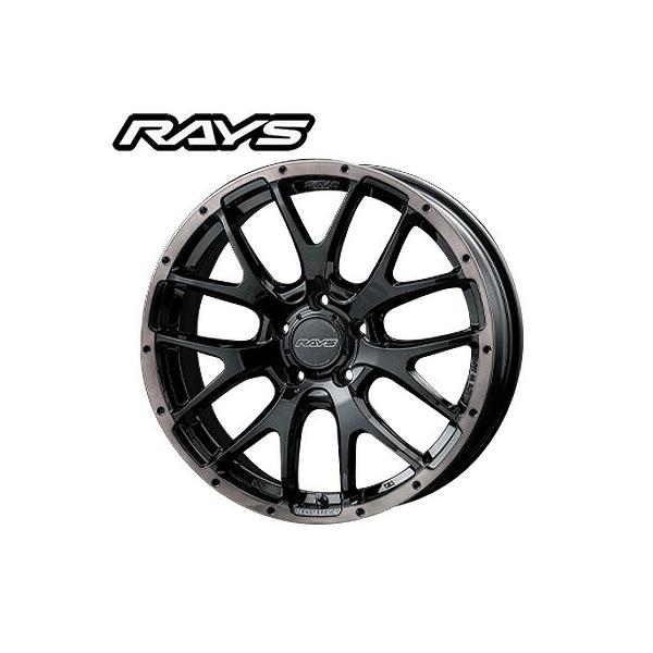 RAYS レイズ ホムラ HOMURA 2X7FA BLACK CLEAR EDITION Glossy Black