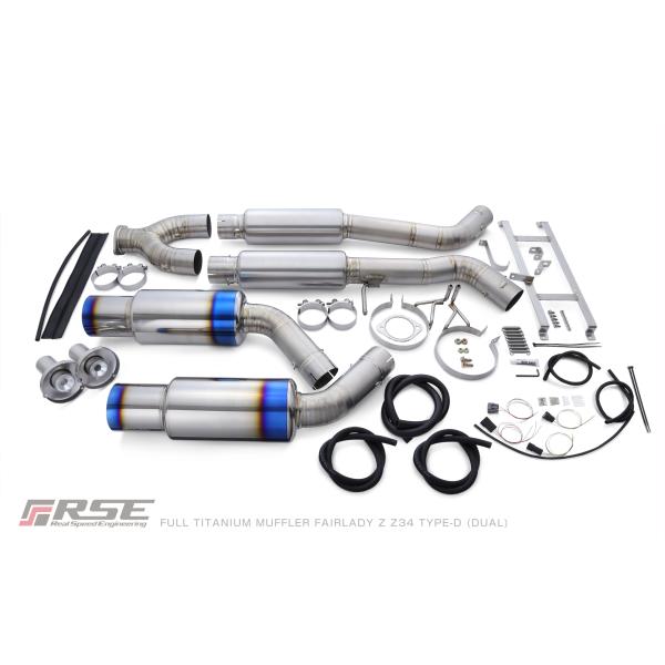 RSE リアルスピードエンジニアリング フルチタンマフラー タイプD