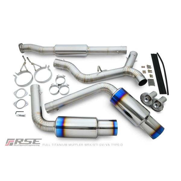 totto65様 RSE フルチタンマフラー GRB GRF RSE リアルスピードエンジニアリング フルチタンマフラー タイプD