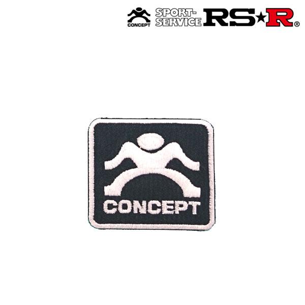 RSR ワッペン 小 CONCEPT/白文字 GD031 : オートクラフト - 通販