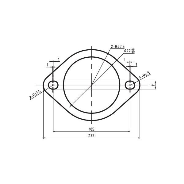 パーツ saru SARD サード マフラーパーツ ガスケット 76.3φ用 ランサー