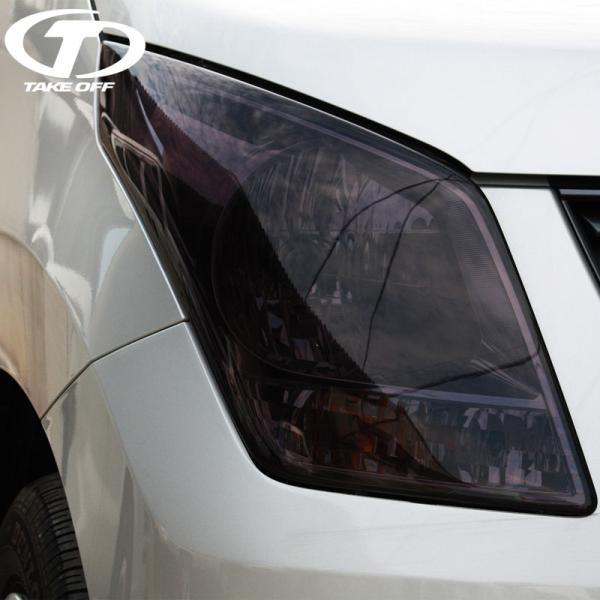 MH23S ヘッドライト スモークカバー付左右