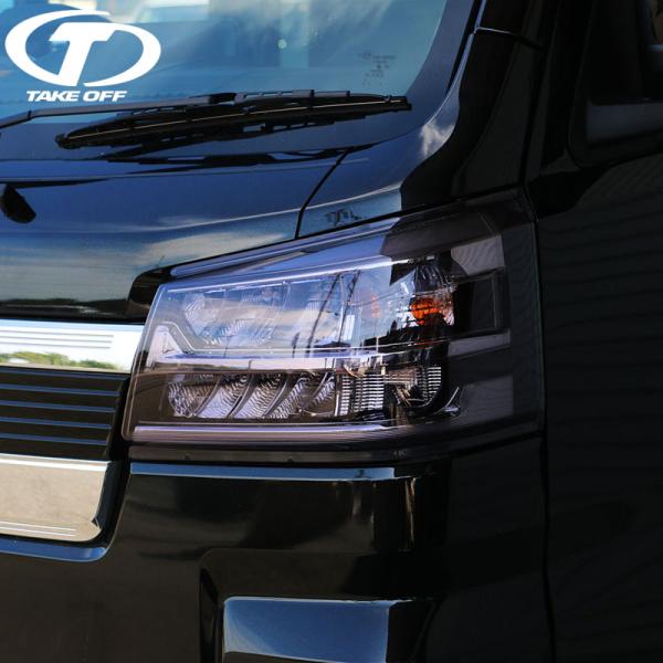 ハイゼット ヘッドライトカバー S500P 後期 テイクオフ ライトスモーク auto-craft_takeoff-lec-0136